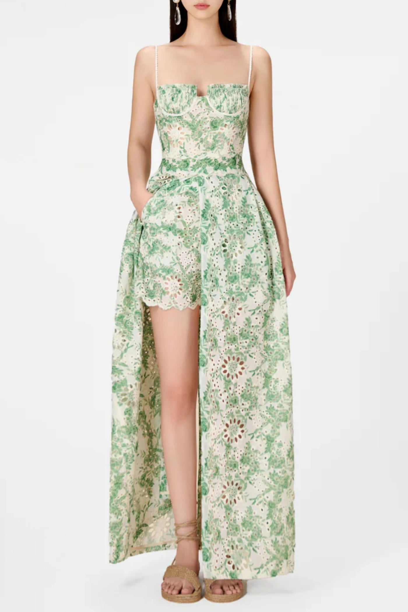 maxi dress with shorts Maxi Dress with inner shorts, halter top Love For Style Boutique
