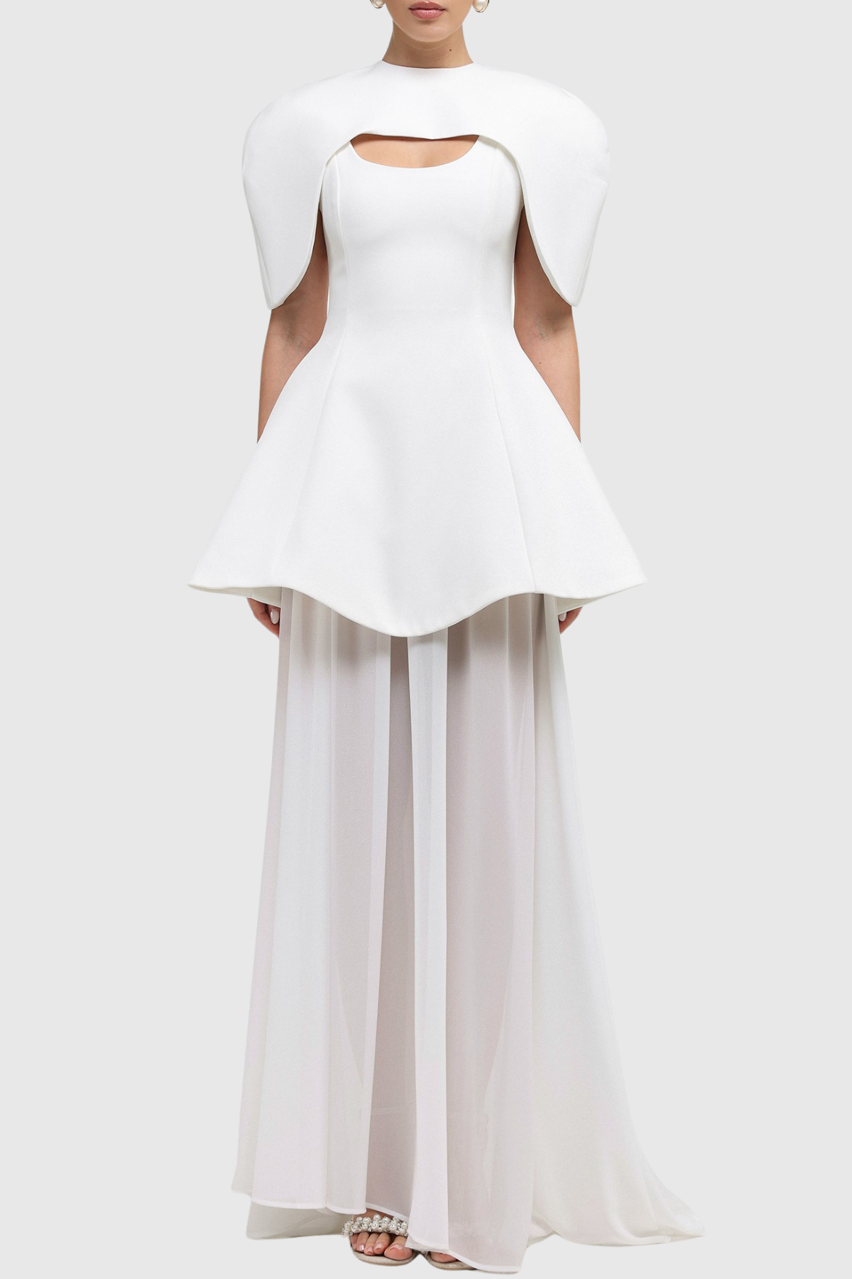 carlotta maxi dress Cape Sculptural Top & Set Size:EU 39 | US 8.5 POIUYTR Shapewear Slip for style yours with a modelimage_FALSE