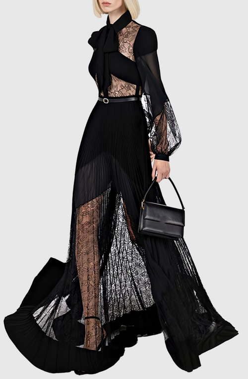 Black Maxi dresses  Tagged "Lace"  SeenSense