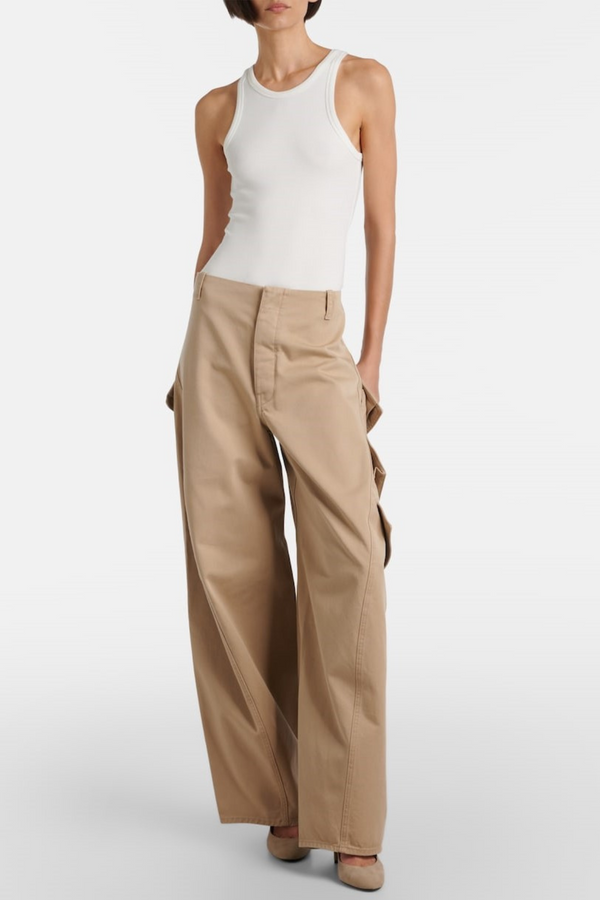 Donnal Cargo Pants - Beige