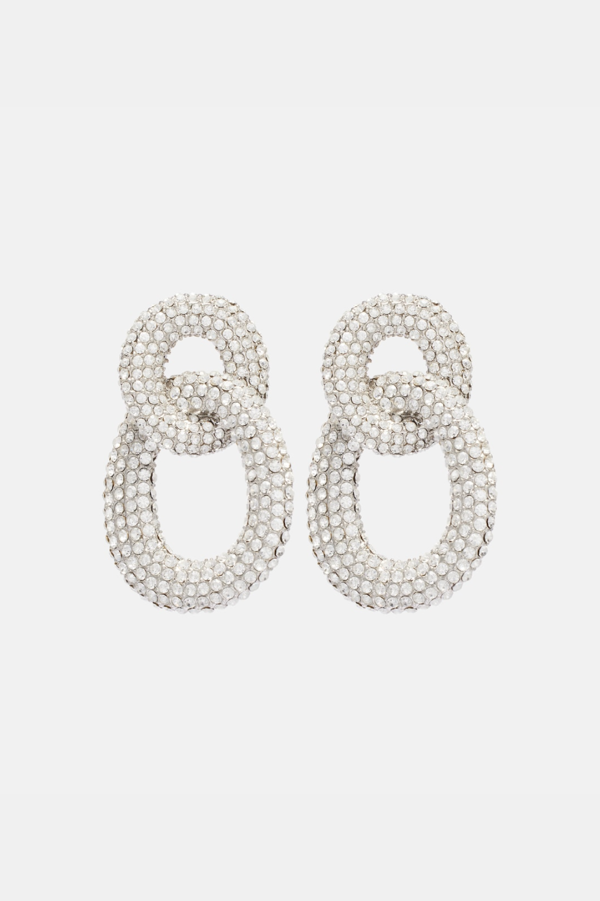 Evier Crystal Link Earrings - Silver – SeenSense