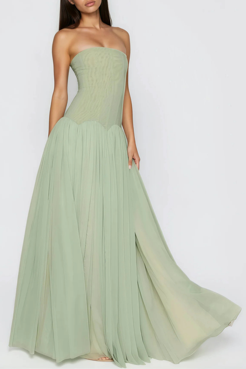 chinese dress ladies Jesson Strapless Maxi Dress main image 1