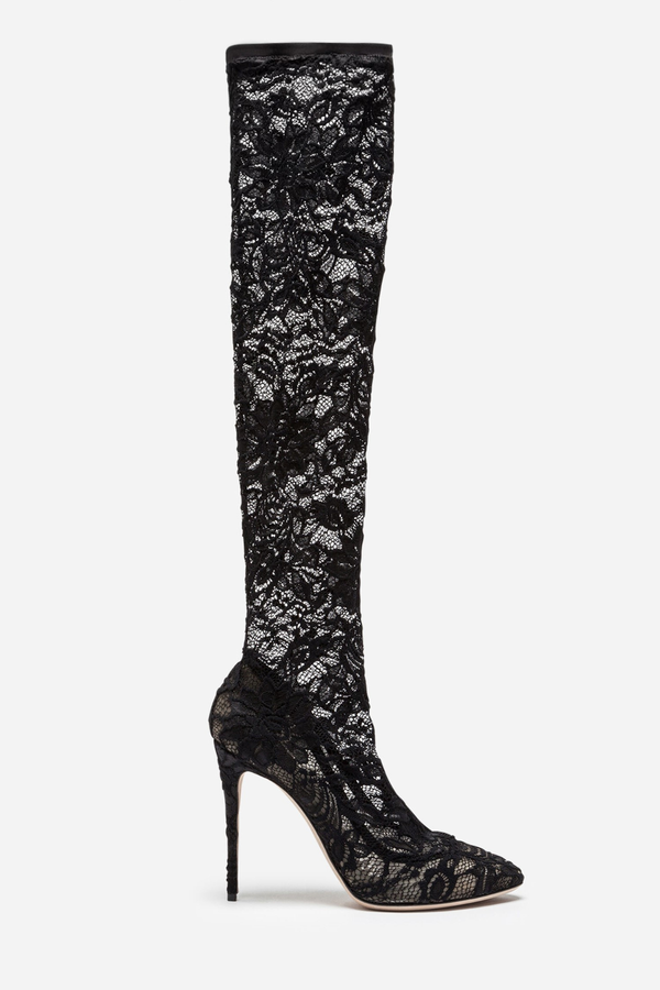 Glena Lace Knee High Boots