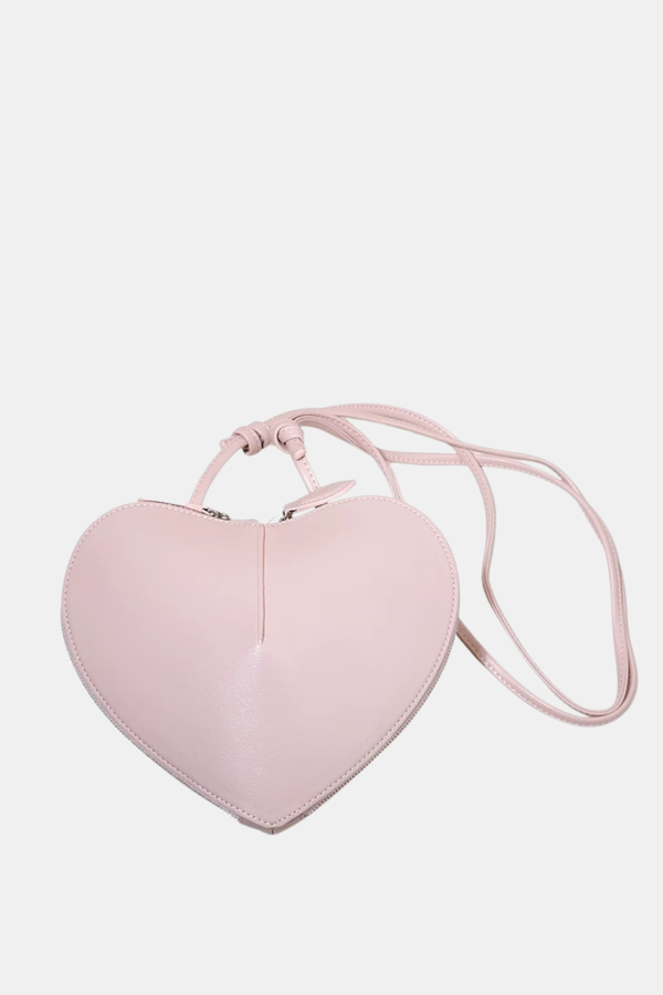 Kyaia Heart Leather Shoulder Bag - Pink