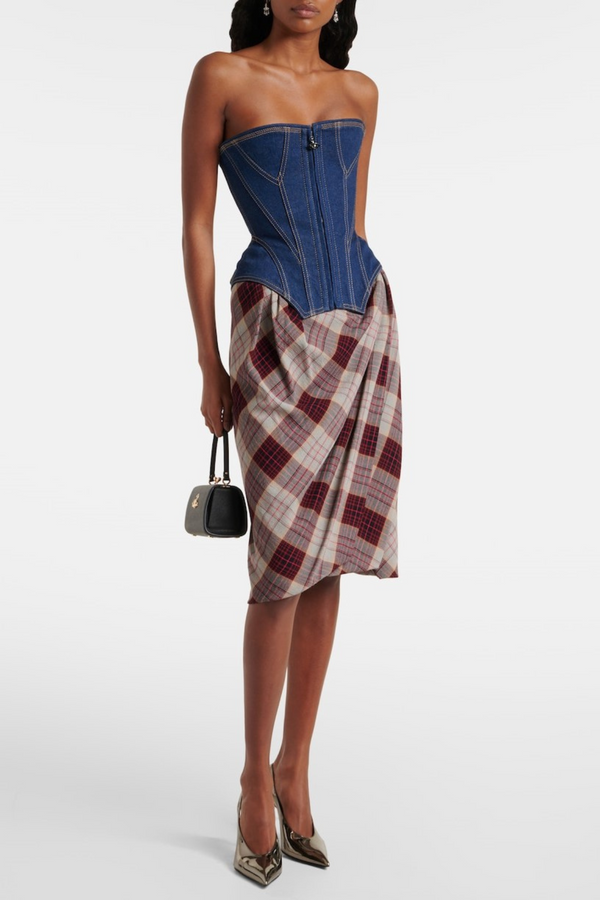 Lertin Denim Corset
