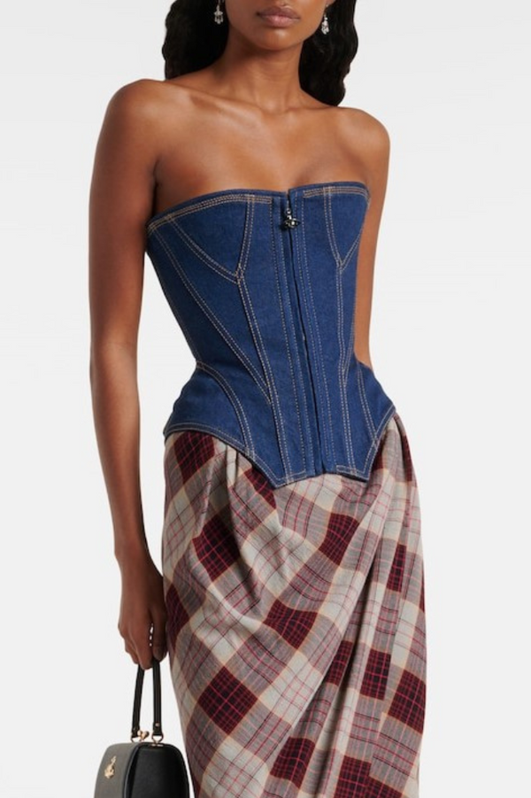 Lertin Denim Corset