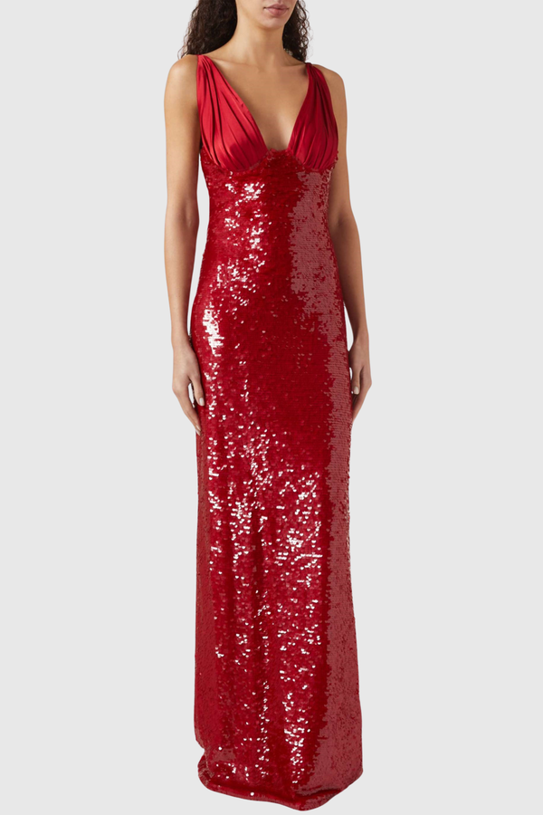 Madia Sequin Maxi Dress