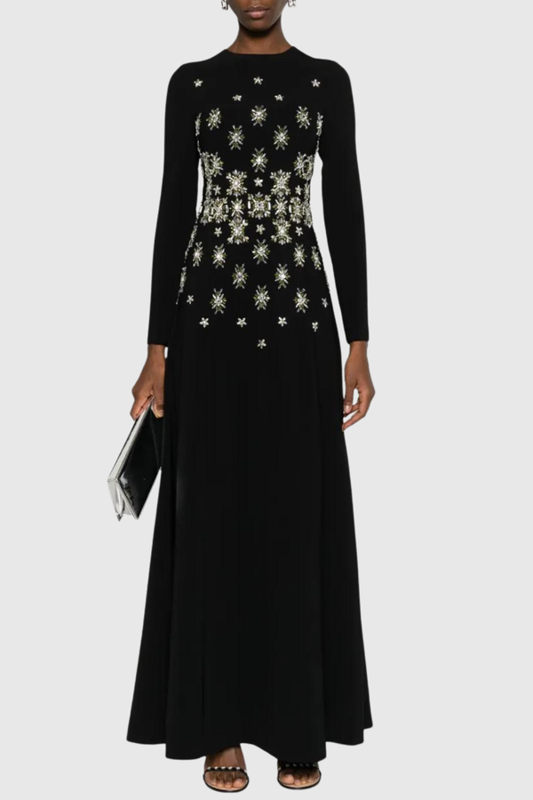 Royale Crystal Embellished Maxi Dress