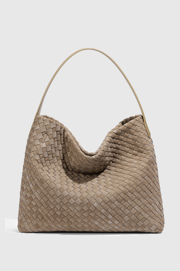 Samiya Suded Woven Tote Bag - Beige