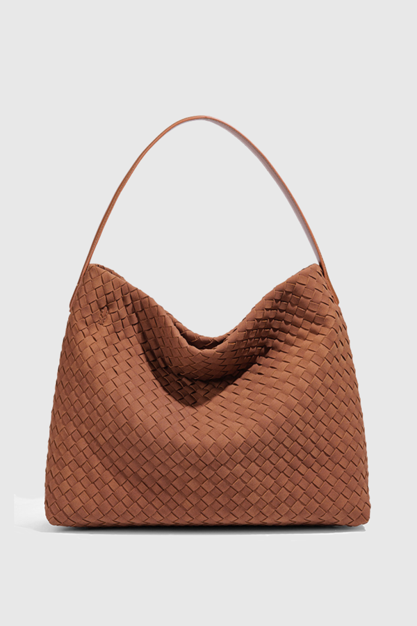 Samiya Suded Woven Tote Bag - Brown