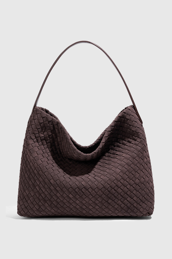 Samiya Suded Woven Tote Bag - Chocolate