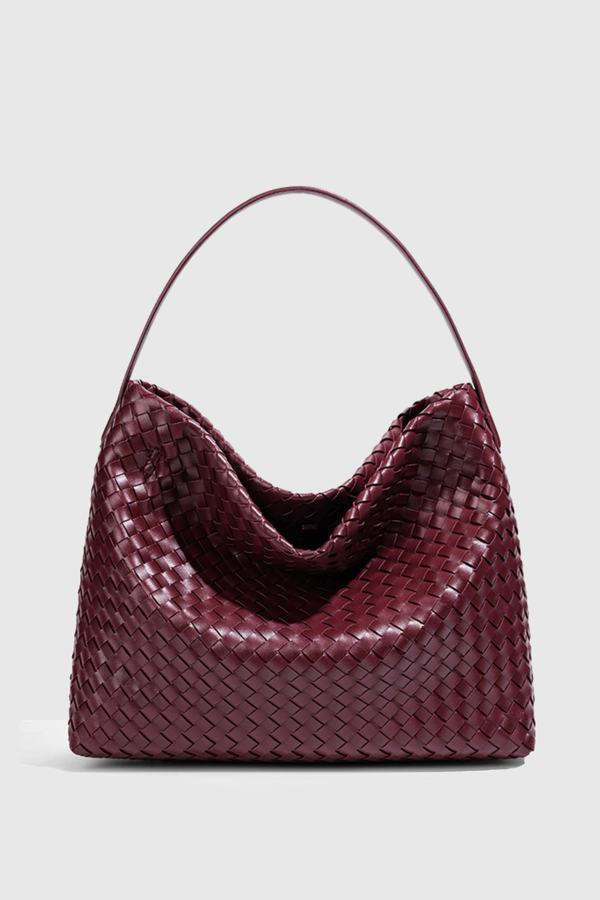 Samiya Suded Woven Tote Bag - Wine