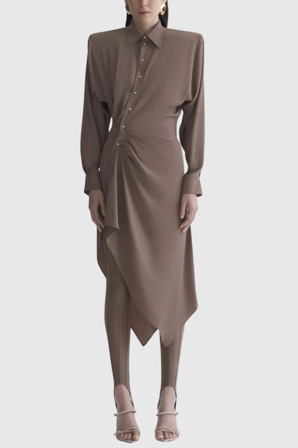 Selsa Asymmetric Mini Dress