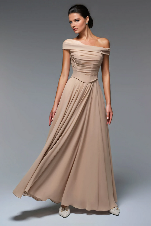 Nowa Off Shoulder Corset Maxi Dress